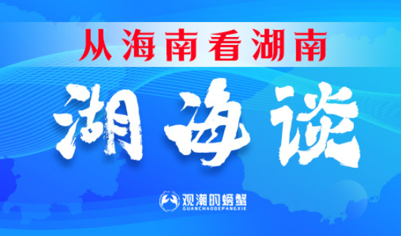 從海南看湖南④丨湖南打造改革開放高地“湖海談”